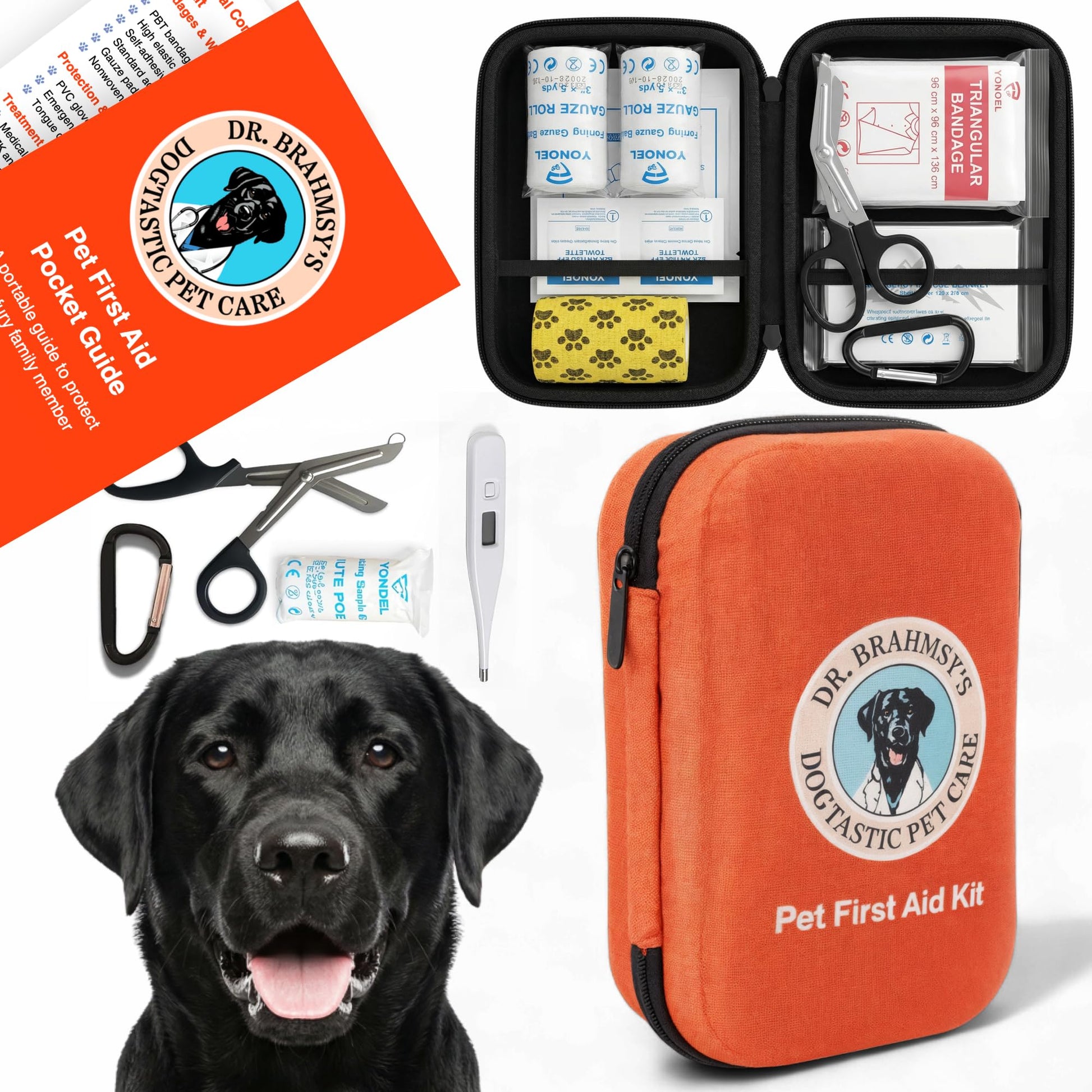 Dr Brahmsy’s Pet First Aid Kit for Dogs and Cats. Chosen for real quality, fits naturally into