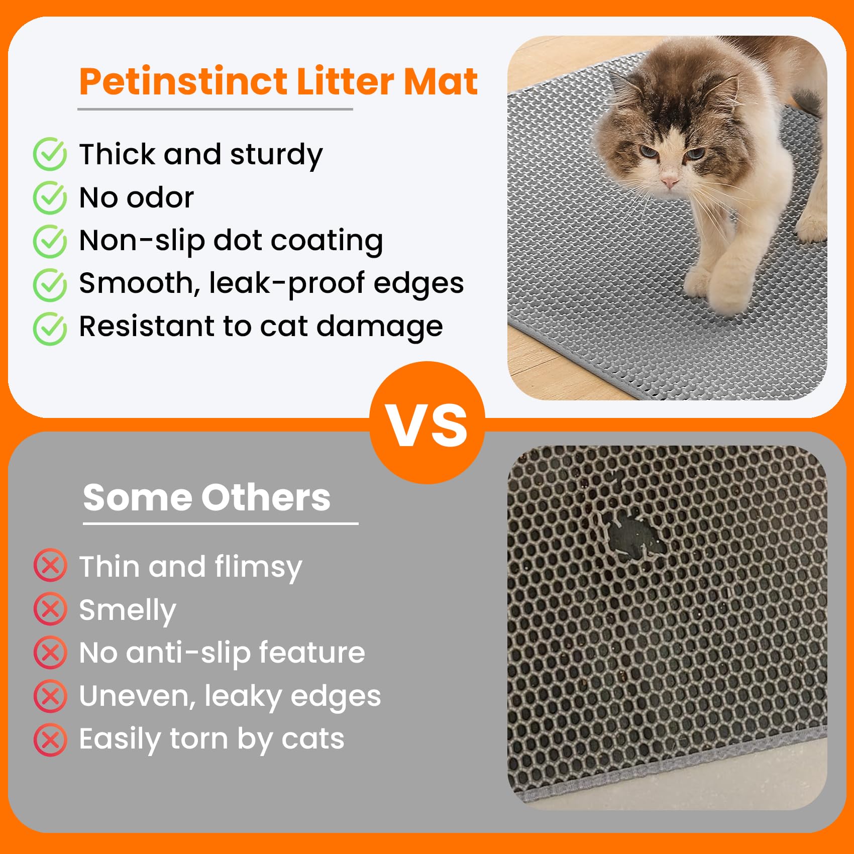 Petinstinct Cat Litter Mat. Chosen for real quality, fits naturally into modern pet homes.