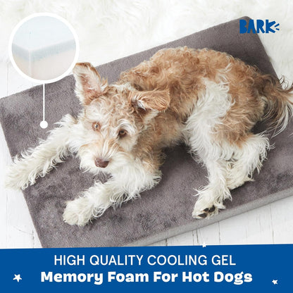 Barkbox Orthopedic Dog Bed with Memory Foam, Premium Comfort for Dogs and Puppies, Dog Bed for Joint Relief and Restful Sleep, Durable and Easy to Clean - Grey, Small