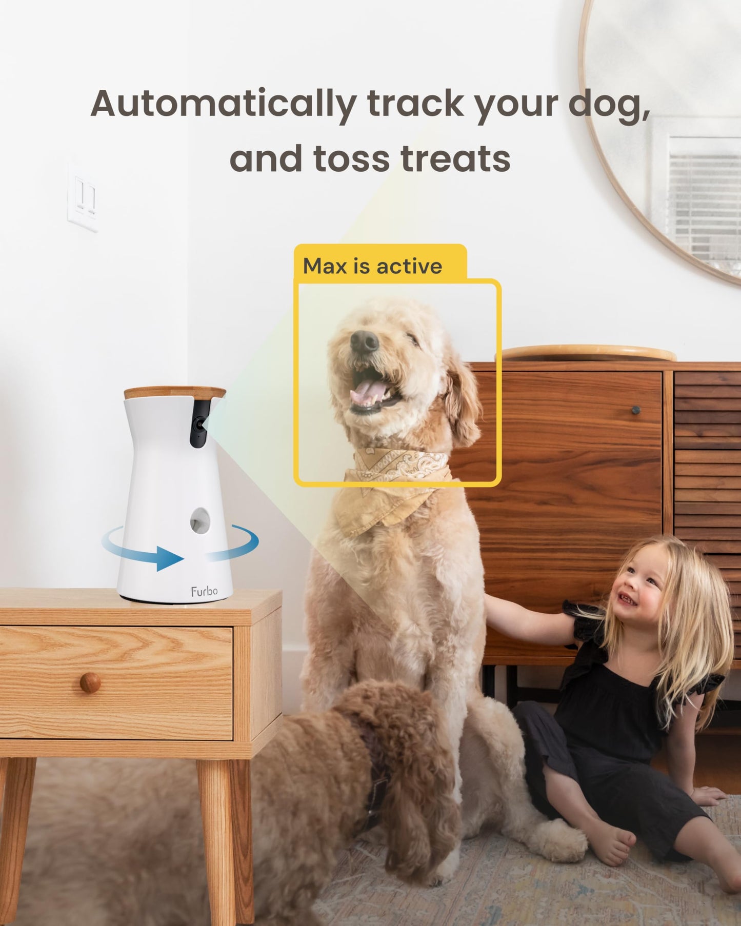 Furbo 360° Dog Camera [No Monthly Fee]. Chosen for real quality, fits naturally into modern pet