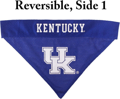 Pets First Collegiate Pet Accessories, Reversible Bandana, Kentucky Wildcats, Small/Medium