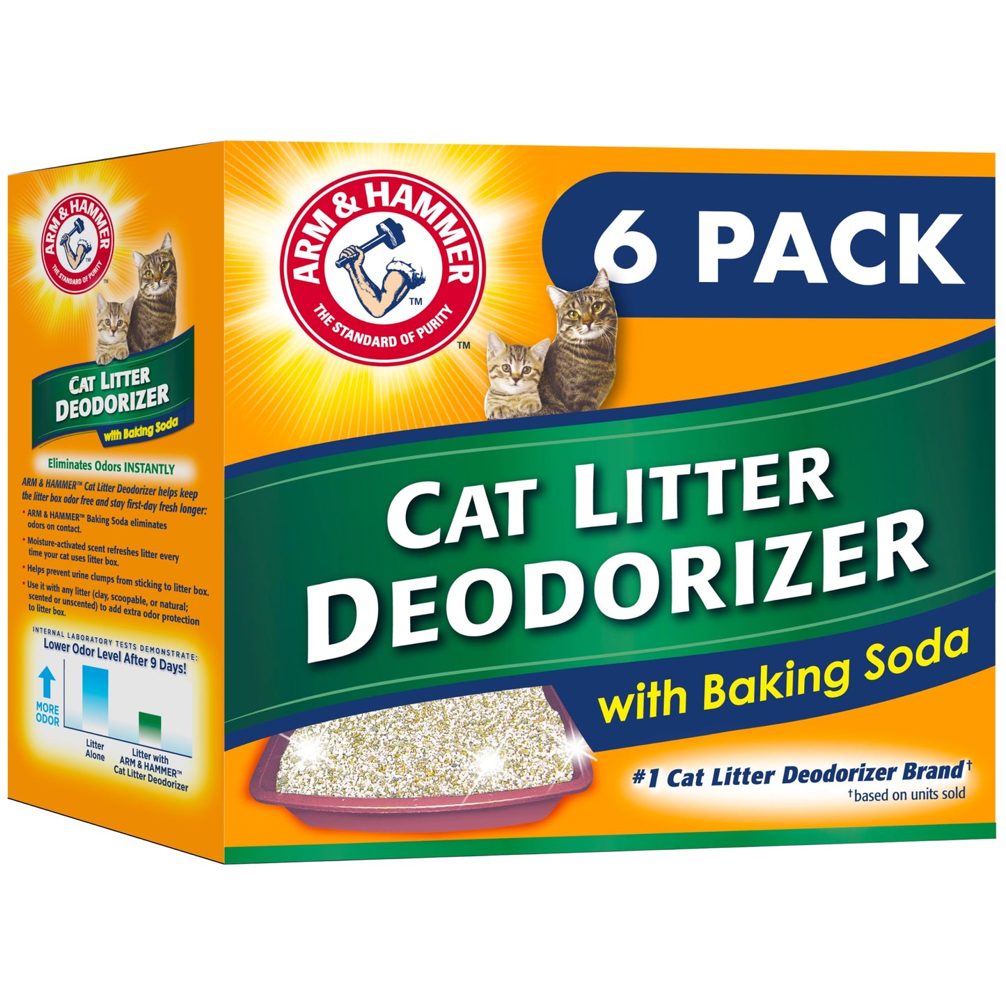 ARM & Hammer Cat Litter Deodorizer Double Duty. Chosen for real quality, fits naturally into modern