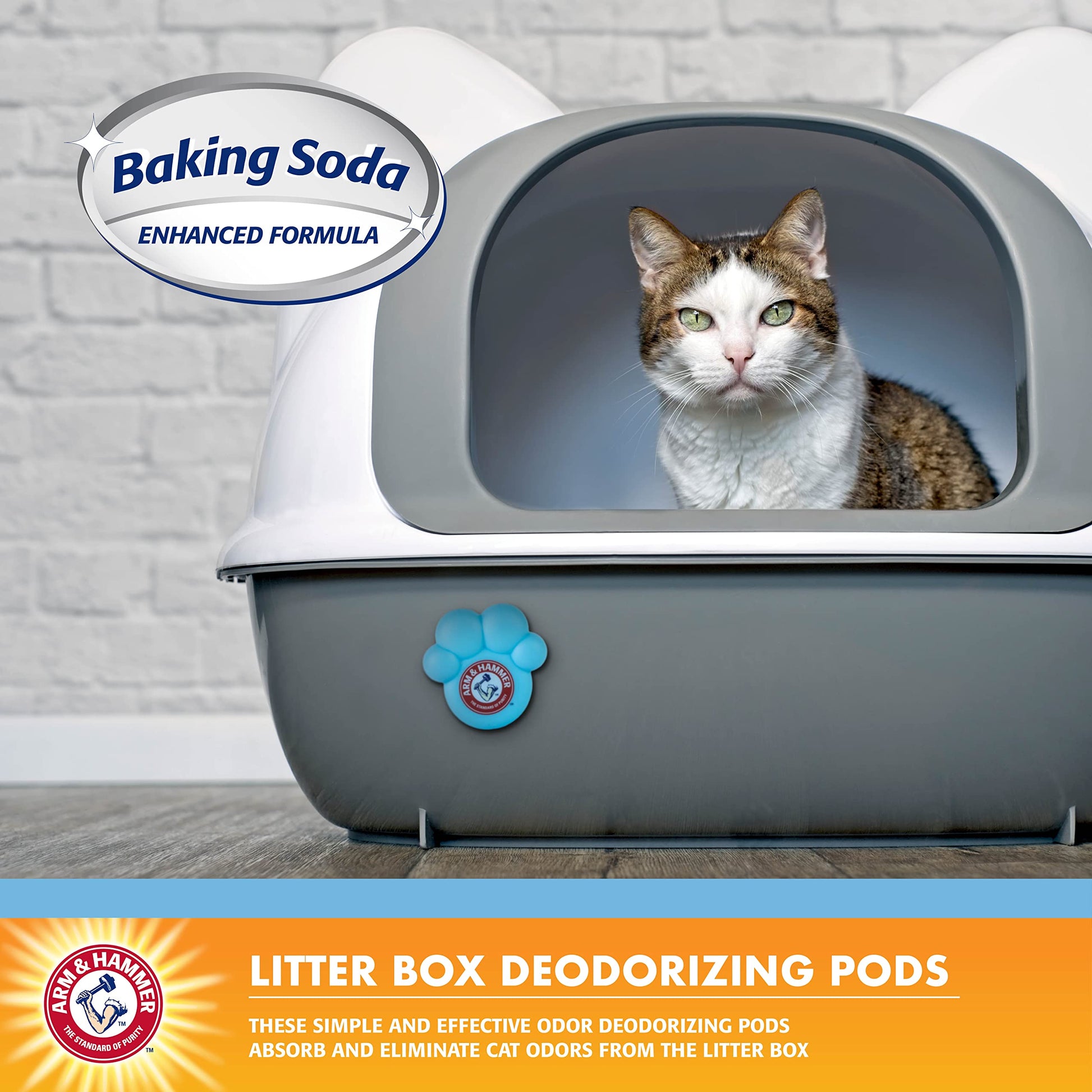 Arm & Hammer Cat Litter Box Deodorizer Pods. Chosen for real quality, fits naturally into modern