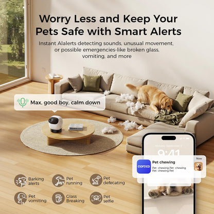 2026 3K Pet Camera Treat Dispenser. Chosen for real quality, fits naturally into modern pet homes.