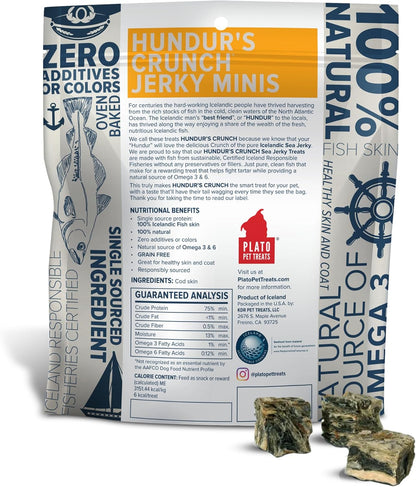 Plato Hundur's Crunch Jerky Minis 3.5oz