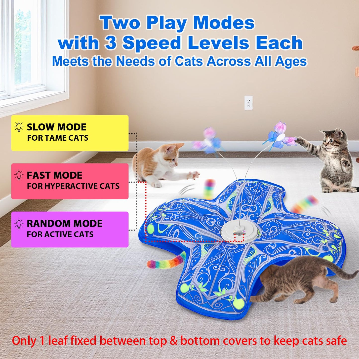 Qraxond Interactive Cat Toys for Indoor Cats. Chosen for real quality, fits naturally into modern