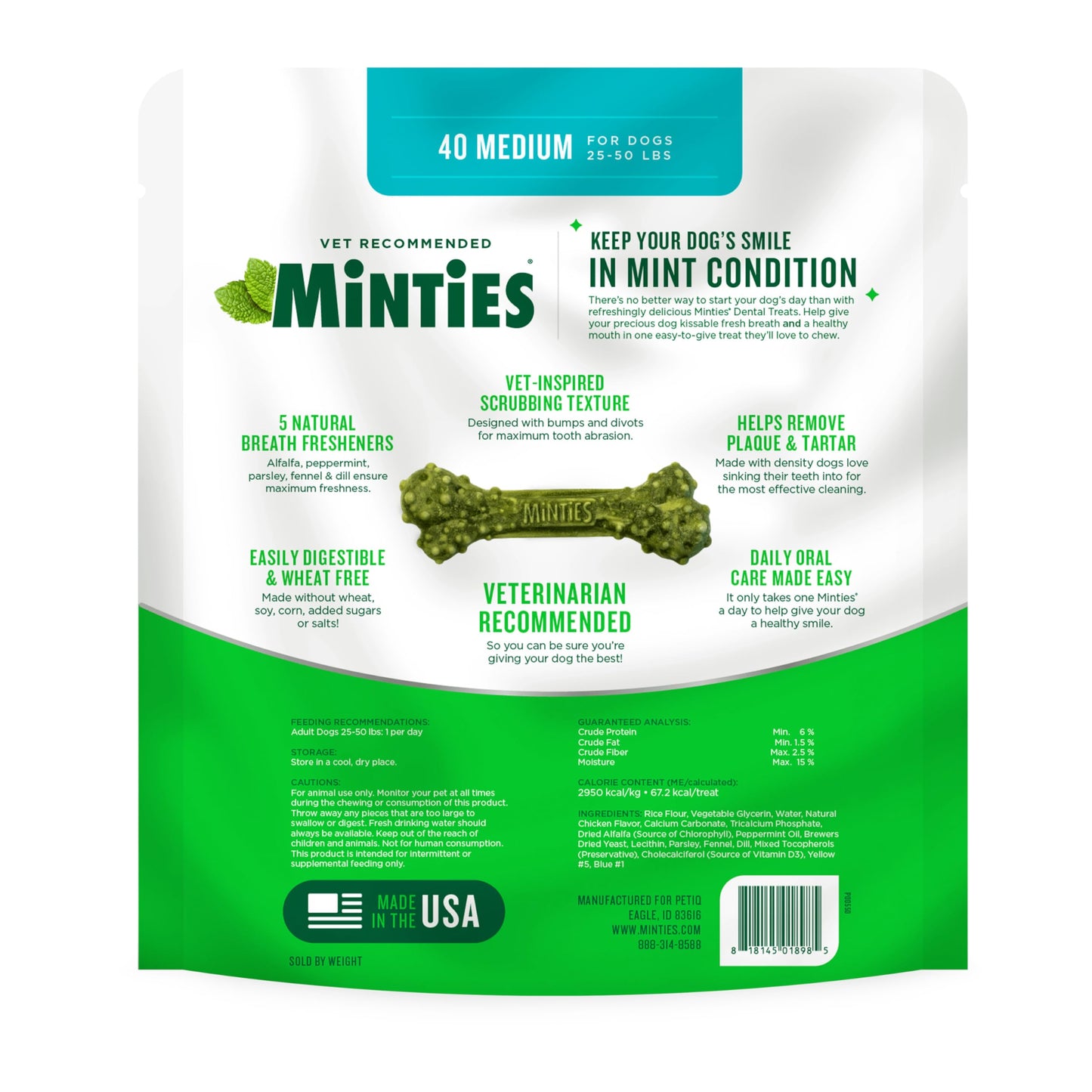 Minties Dental Chews for Dogs. Chosen for real quality, fits naturally into modern pet homes.