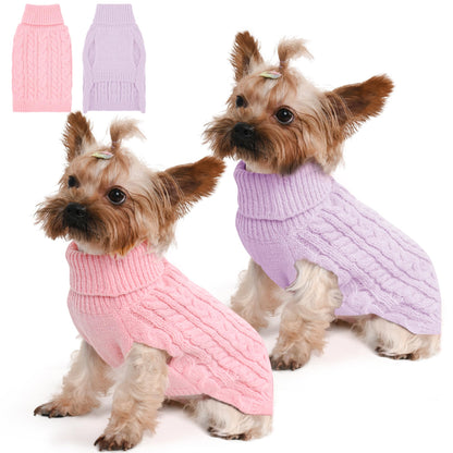 Lorehelina Dog Sweater 2 Pack for Small Dogs. Chosen for real quality, fits naturally into modern