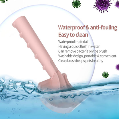 Super Dense Soft Slicker Brush for Thick and Long Fur Dogs - Grooming Brush for Fluff, Shedding, Tangles on Goldendoodles - 25mm (1")