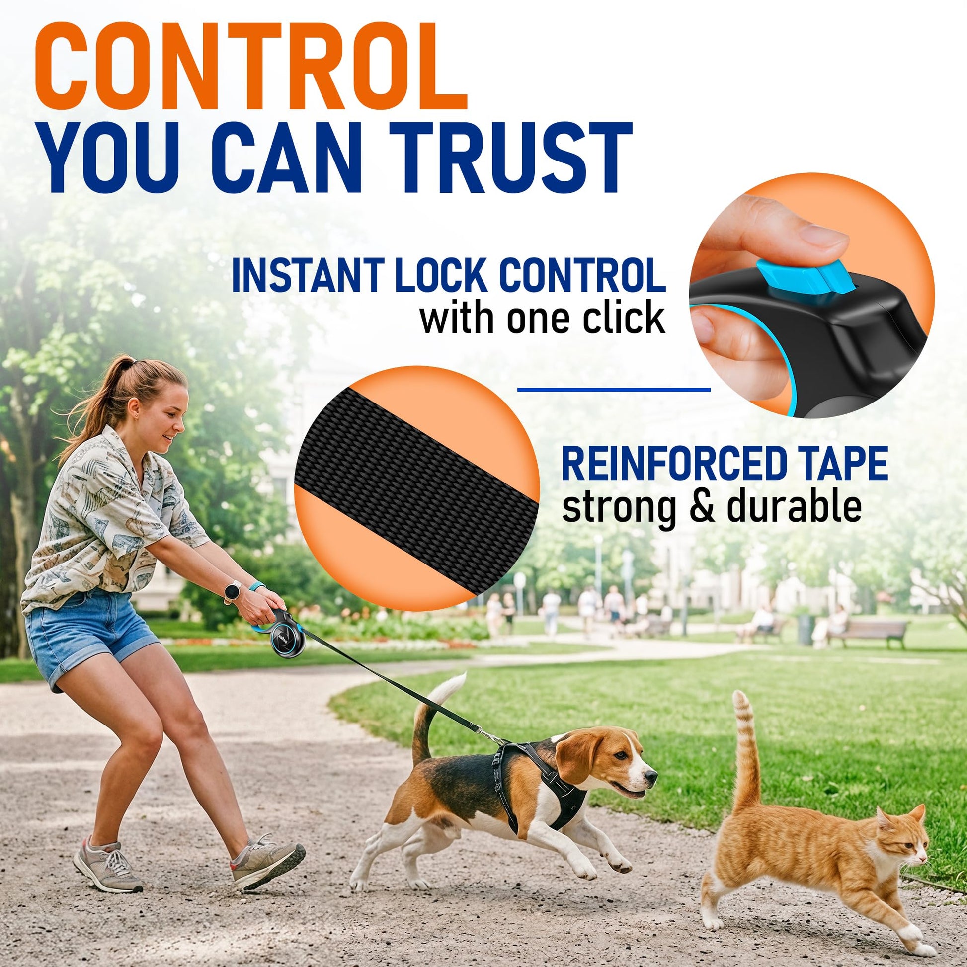 20.1 ft Retractable Dog Leash for Dogs 10. Chosen for real quality, fits naturally into modern pet