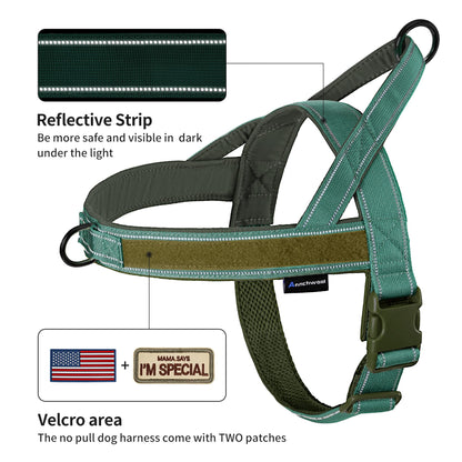 Annchwool No Pull Dog Harness with Soft Padded Handle. Chosen for real quality, fits naturally into