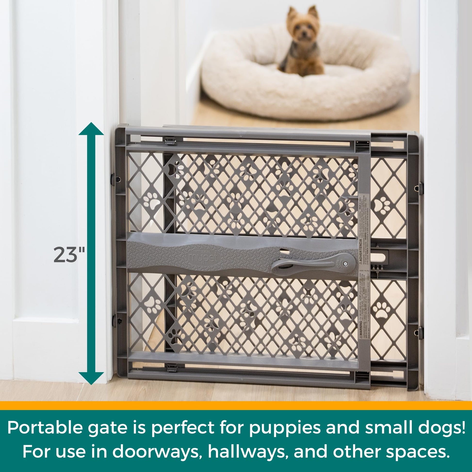 MYPET Paws Portable Pet Gate: 26. Chosen for real quality, fits naturally into modern pet homes.