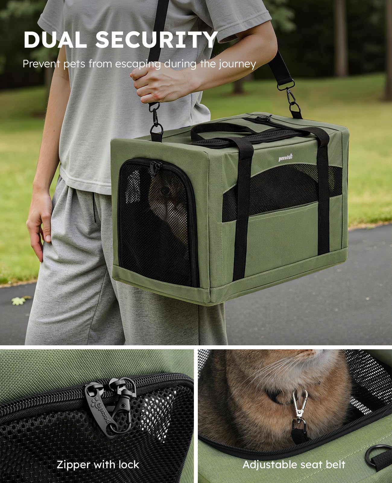 Pecute Cat Carrier Stable. Chosen for real quality, fits naturally into modern pet homes.