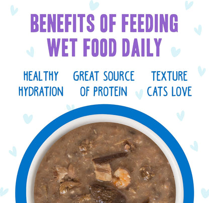 Weruva B.F.F. OMG - Best Feline Friend Oh My Gravy!, Ciao Baby! with Chicken & Shrimp in Gravy Cat Food, 2.8oz Pouch (Pack of 12)