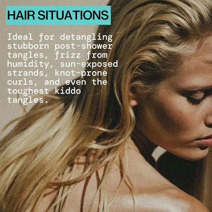 Pacifica Coconut Milk Hair Detangler Spray - Leave In Conditioner Spray, Detangling Elixir Suitable for All Types, Fine and Curly Hair Products, Smoothing, Moisturizing, and Anti-Frizz - 207 mL