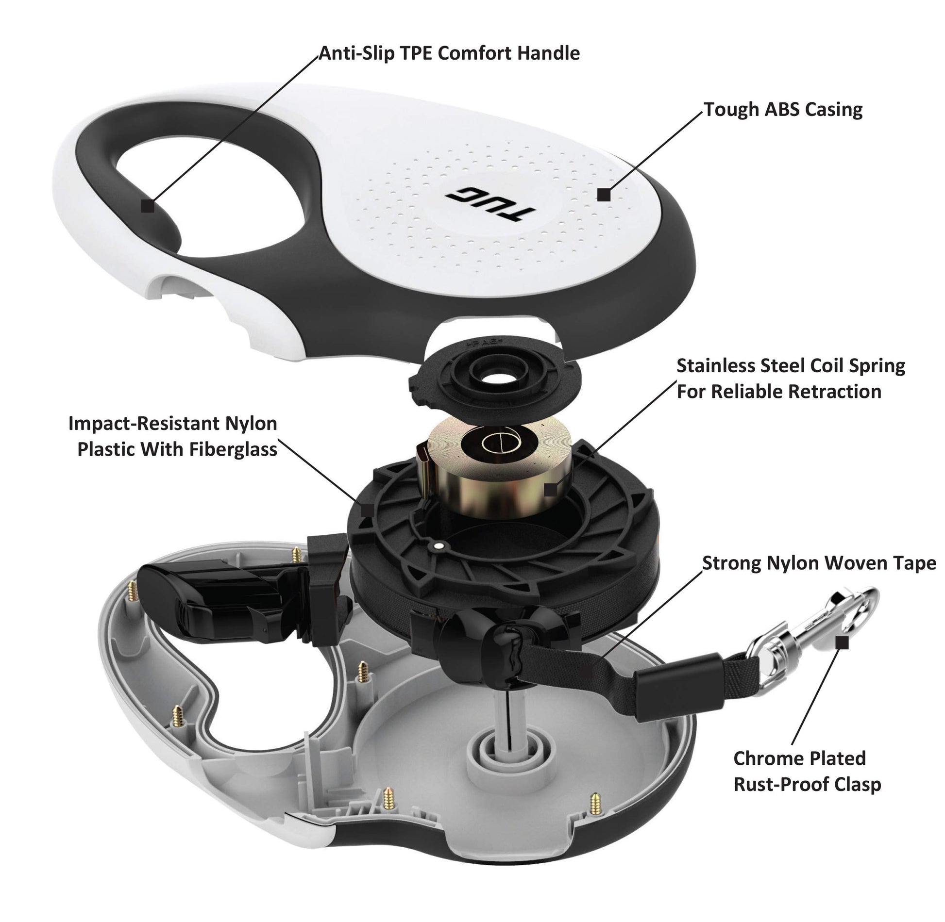 TUG Original Retractable Dog Leash. Chosen for real quality, fits naturally into modern pet homes.