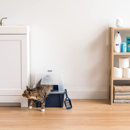 IRIS USA Large Front Door Cat Litter Box. Chosen for real quality, fits naturally into modern pet