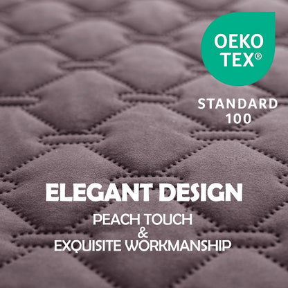 gogobunny 100% Double Sided Waterproof Dog Blanket Soft Pet Bed Cover Reversible Protect Furniture Couch Sofa Car for Puppy Large Dog Cat (Dark Sea Fog/Light Sea Fog, 30x90 Inch (Pack of 1))