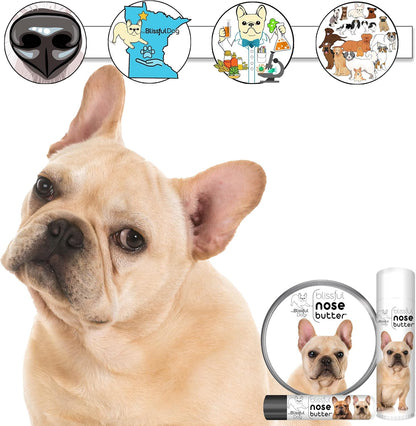 The Blissful Dog French Bulldog Fawn Unscented Nose Butter - Dog Nose Butter, 0.50 Ounce