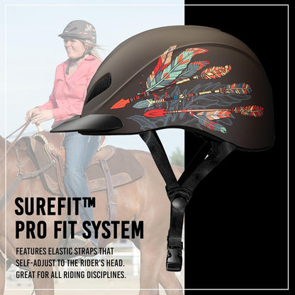 Troxel Rebel Turquoise Rose Helmet