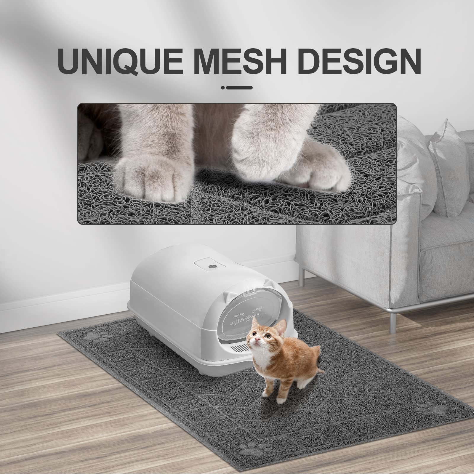 Motsamla Cat Litter Box Mat. Chosen for real quality, fits naturally into modern pet homes.