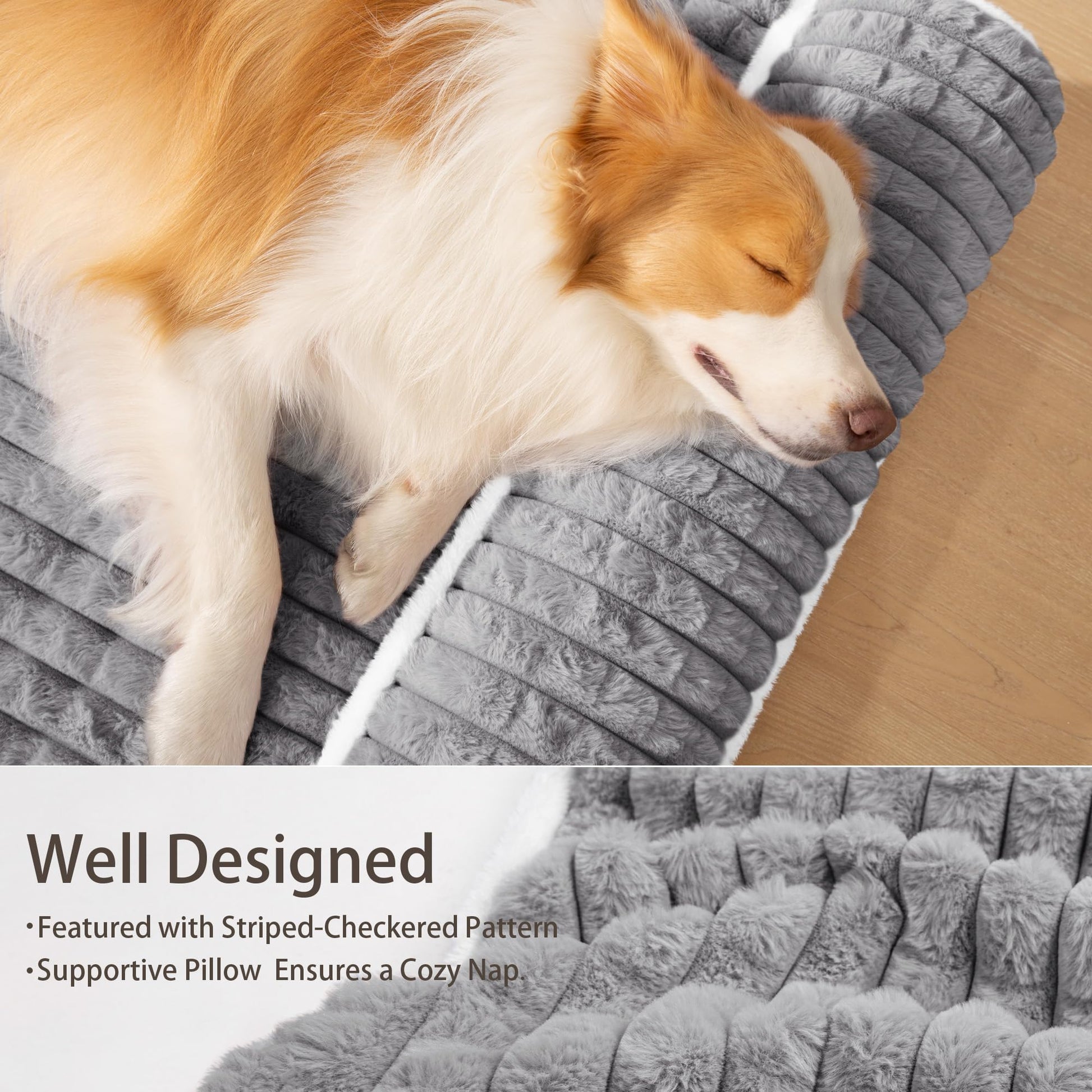 Jolifield Orthopedic Large Dog Bed Pillow Pet Sofa Bed. Chosen for real quality, fits naturally