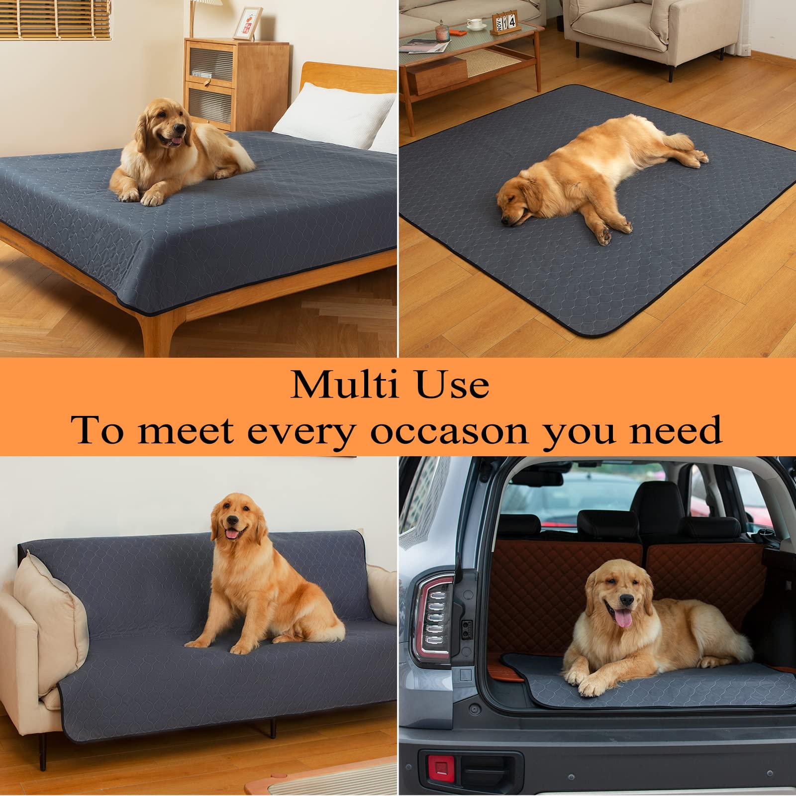 Bunlitent Extra Large Washable Pee Pads for Dogs 72" x. Chosen for real quality, fits naturally