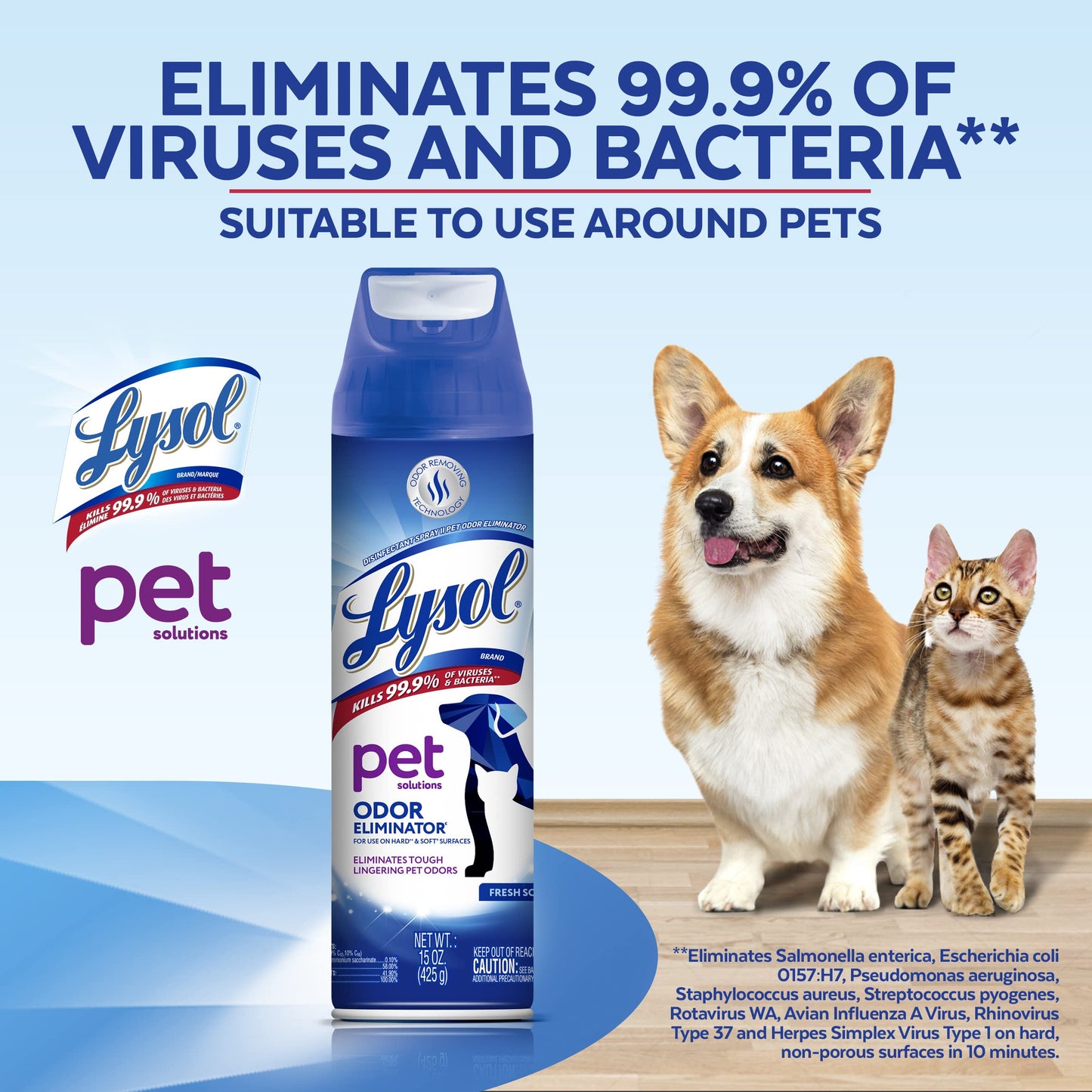 Lysol Pet Odor Eliminator Spray. Chosen for real quality, fits naturally into modern pet homes.