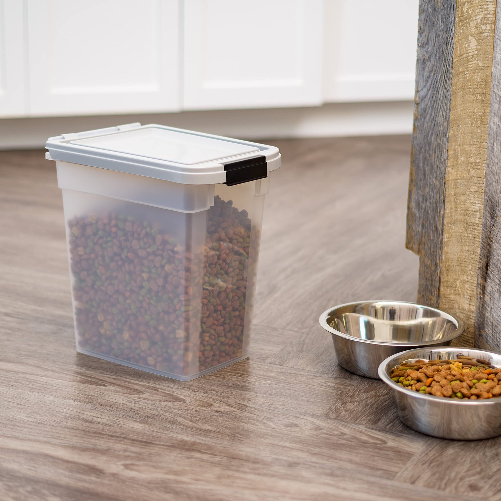 IRIS USA Dog Food Storage Container. Chosen for real quality, fits naturally into modern pet homes.