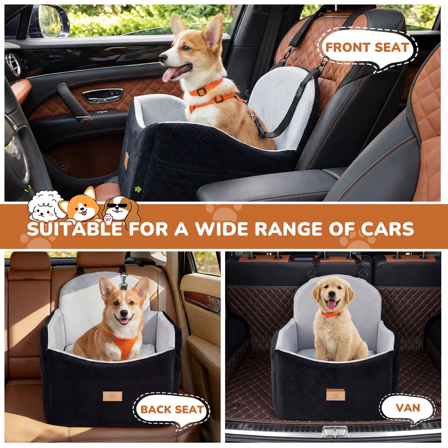 Dog Car Seat for Medium/Small Dogs. Chosen for real quality, fits naturally into modern pet homes.
