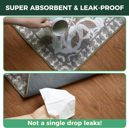 FXW Washable Pee Pads for Dogs, Puppy Pads with Super Absorbent, Specifically Designed for FXW Rollick/Homeplus 24 inch 6 Panels Dog Pen, 63" × 39" Rectangle, Boho, 1 Pack