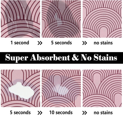 Dog Food Mats for Floors Absorbent, Pet Cat Food Mat - Quick Dry Dog Bowl Mats for Food and Water, Eco-Friendly Boho Pet Supplies