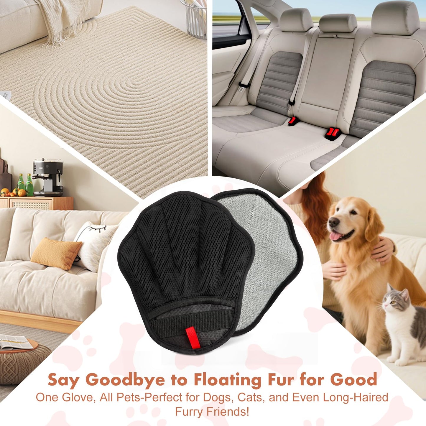 Palirs Pet Hair Removal Glove. Chosen for real quality, fits naturally into modern pet homes.