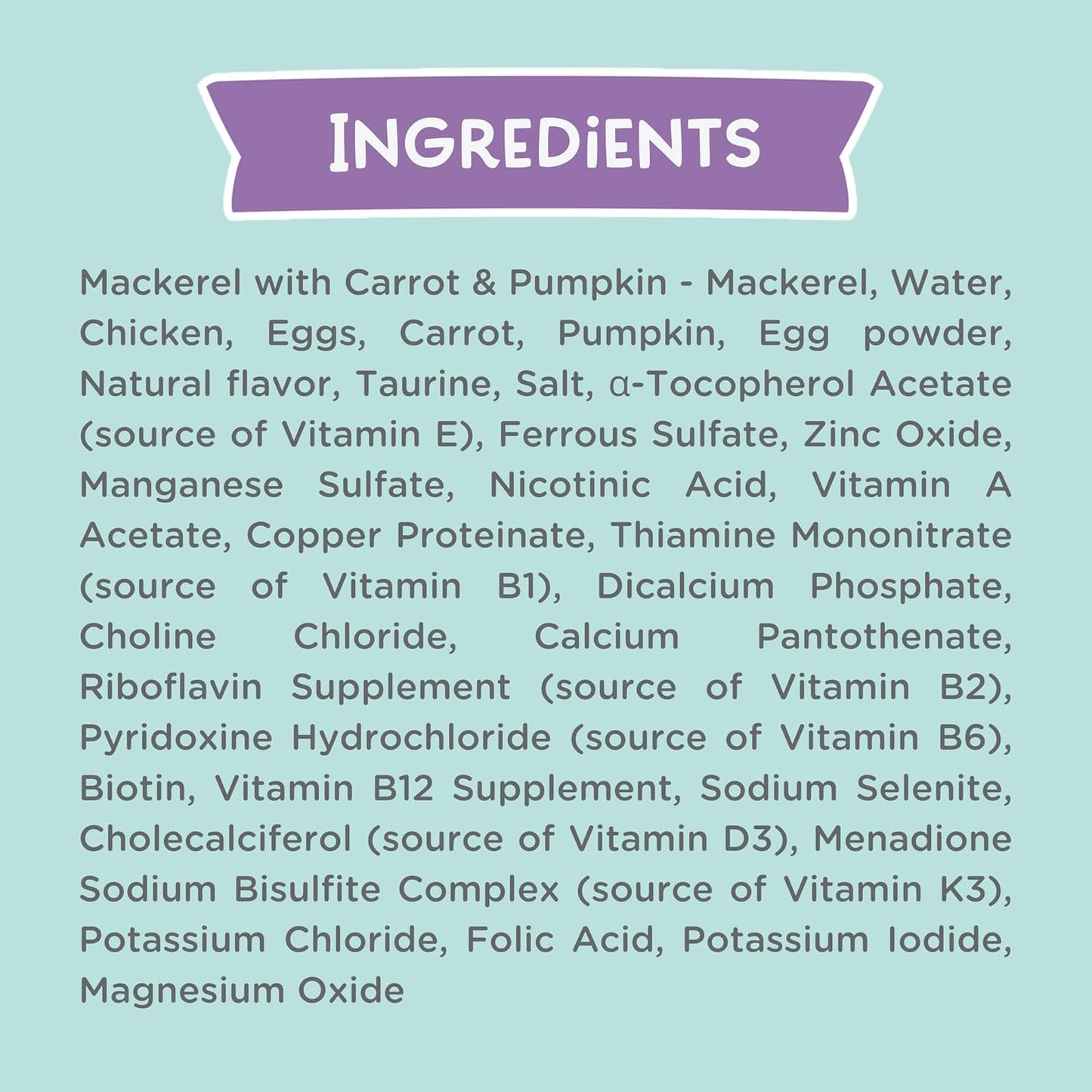 LOVE, NALA - Natural Adult Cat Wet Food - Pate Mackerel with Carrot & Pumpkin Recipe- Grain Free, Non-GMO, Lean Protein, Omega 3, Digestive Fiber Blend, Added Minerals & Vitamins - 12 Pack 2.4 lbs.