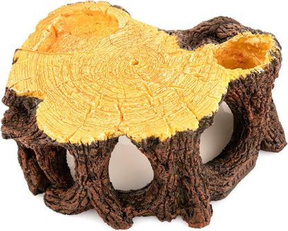 Reptile Hide Cave, Naturalistic Terrarium Décor, Safe Hideout for Ball Pythons, Bearded Dragons, Leopard Geckos