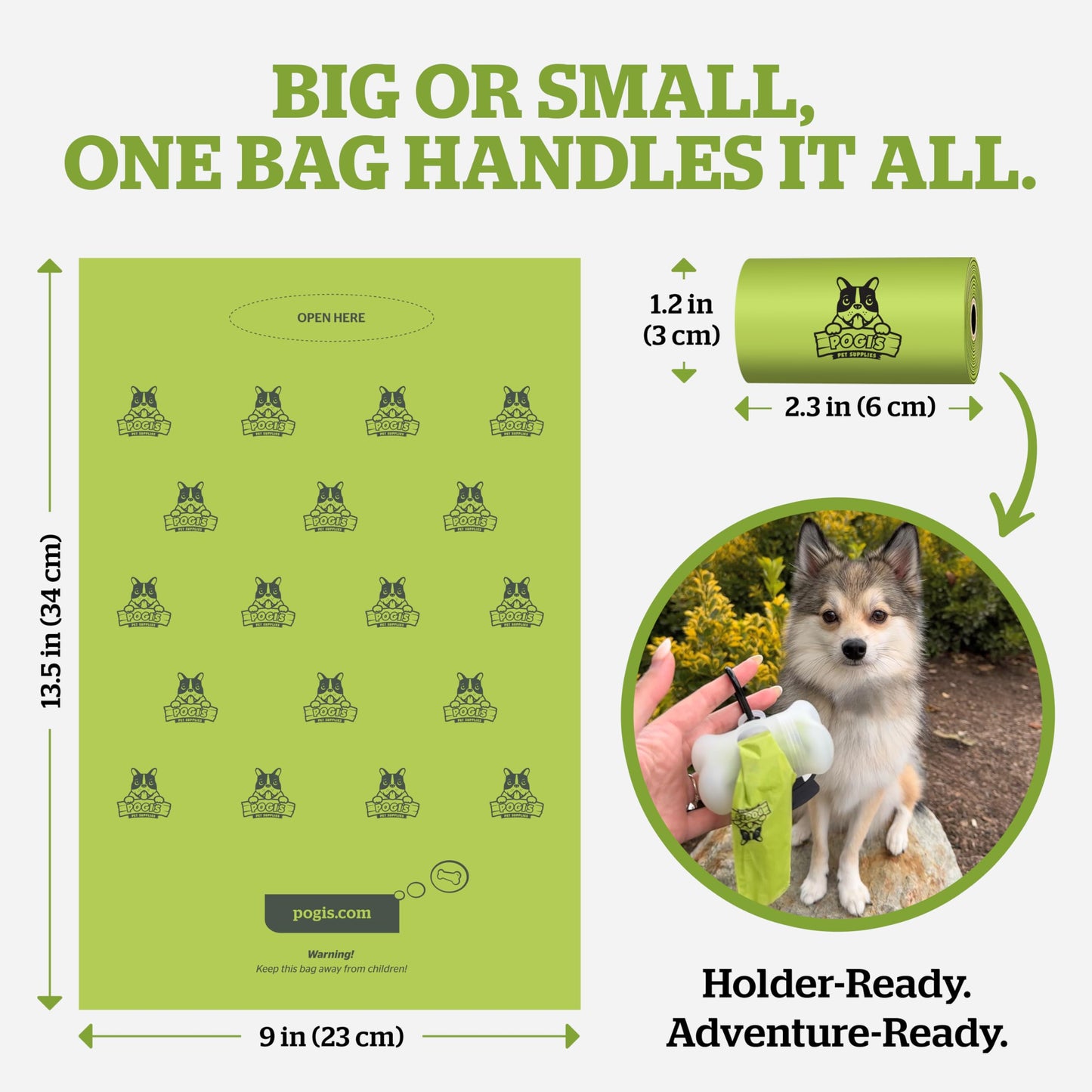 Pogi's Dog Poop Bag Holder & Dispenser. Chosen for real quality, fits naturally into modern pet