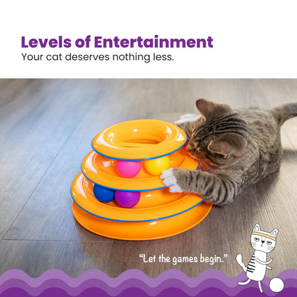 Catstages Tower of Tracks Interactive Cat Toy. Chosen for real quality, fits naturally into modern