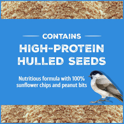 Pennington Select Chips & Bits Wild Bird Seed for Outside Feeders, High-Protein, No-Hull & No-Waste, Sunflower Chips & Peanut Bits Attract Songbirds,15-lb. Bag