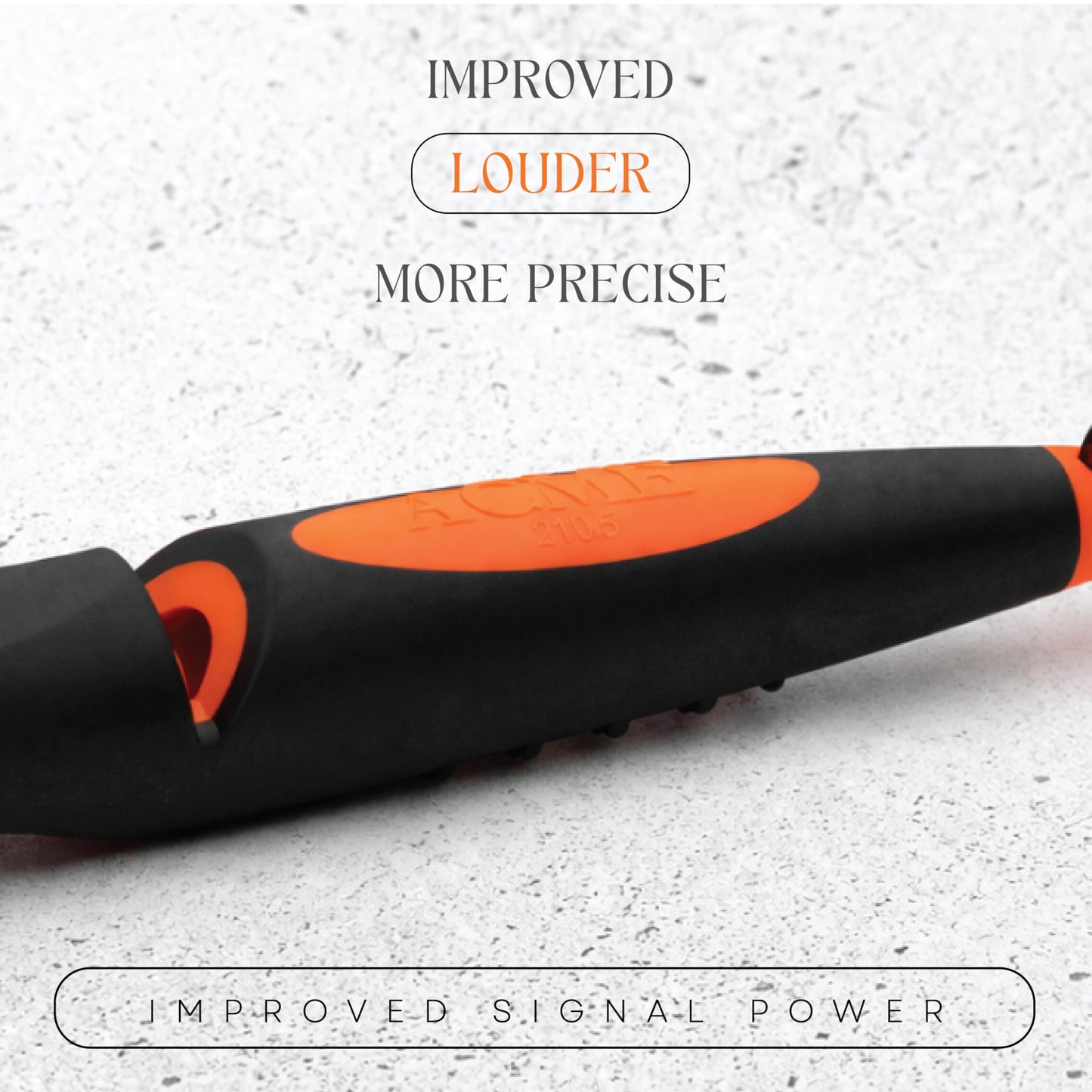 ACME Alpha 210.5 Dog Training Whistle with Enhanced. Chosen for real quality, fits naturally into