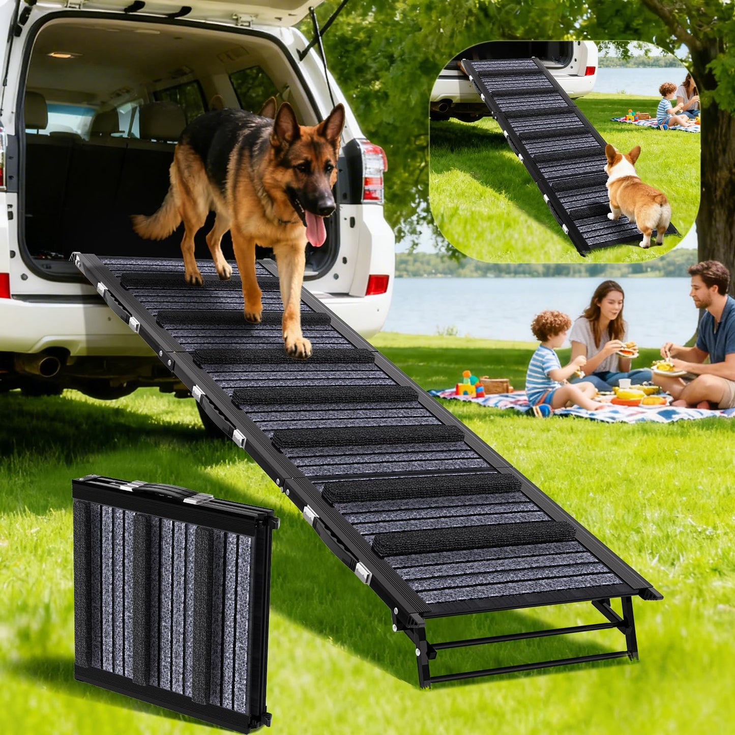TNELTUEB Adjustable Dog Ramp. Chosen for real quality, fits naturally into modern pet homes.