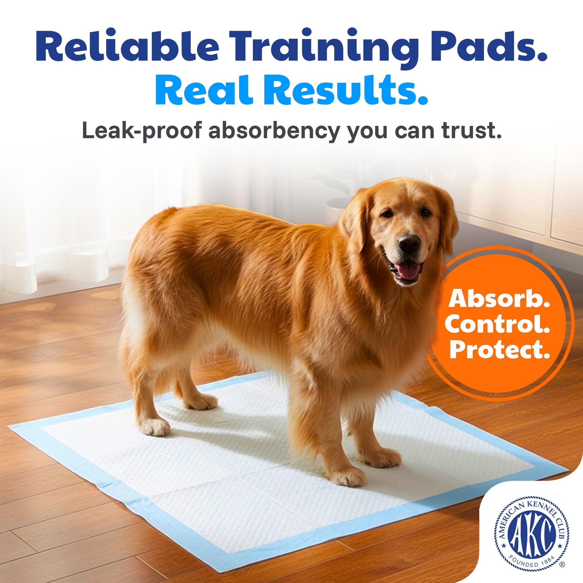 AKC Dog Training Pads. Chosen for real quality, fits naturally into modern pet homes.