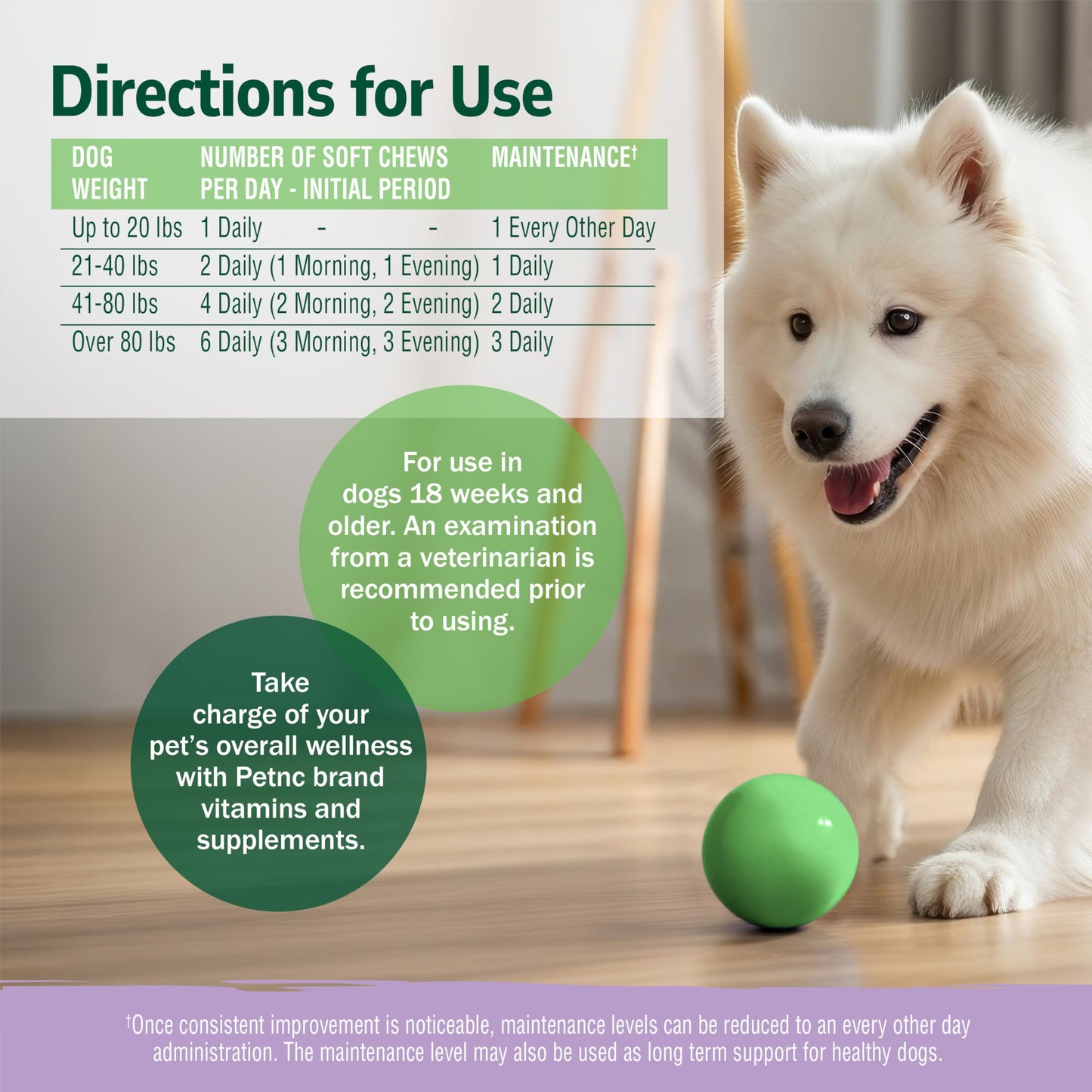 PetNC Natural Care Hip and Joint Soft Chews for Dogs. Chosen for real quality, fits naturally into