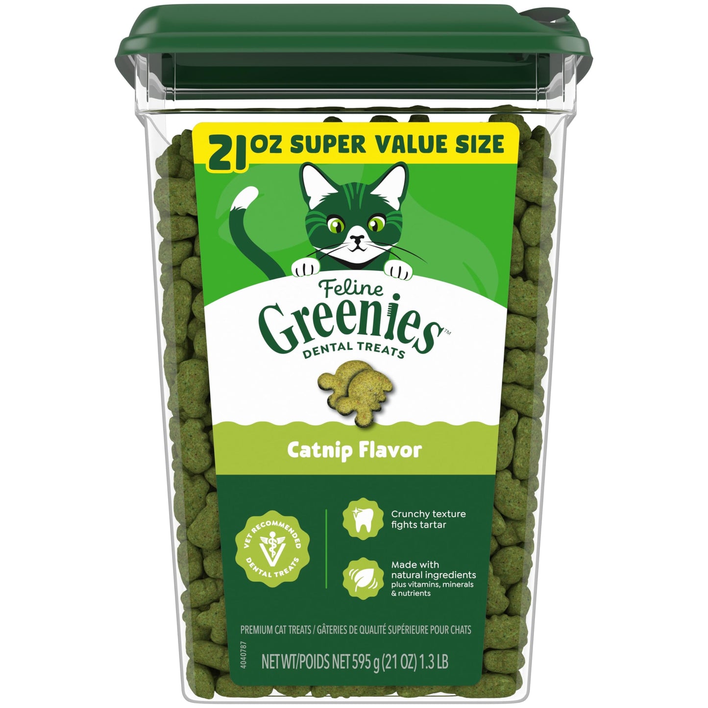Greenies Feline Natural Dental Cat Treats. Chosen for real quality, fits naturally into modern pet