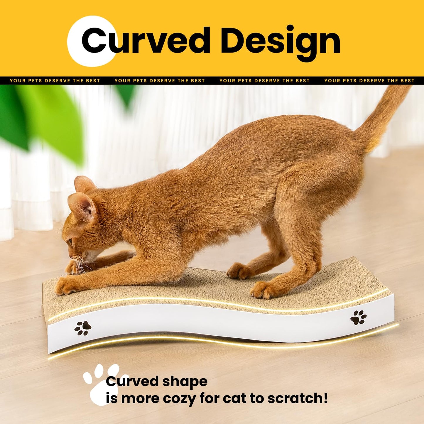 Cat Scratcher. Chosen for real quality, fits naturally into modern pet homes.