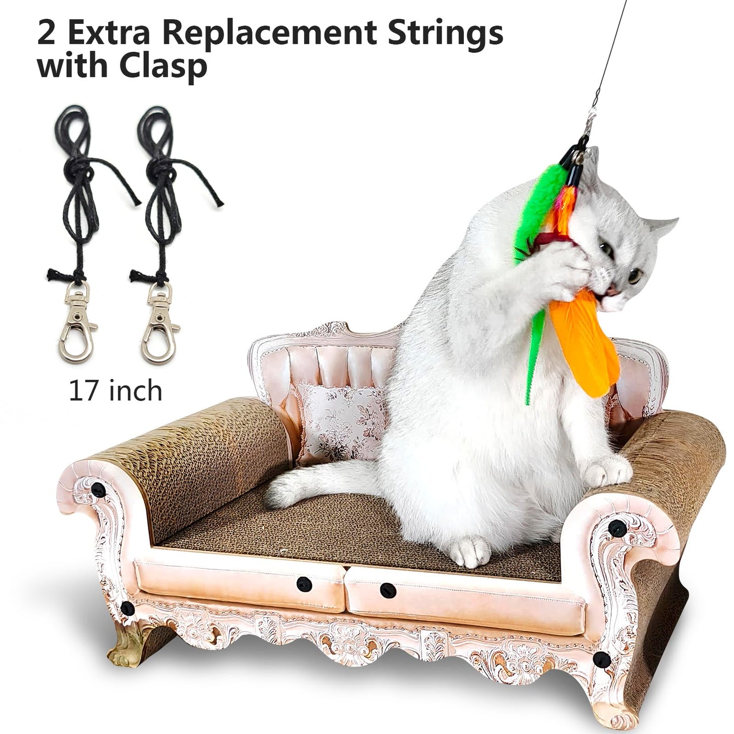 miwoowim 2PCS Retractable Cat Teaser Wands & 9PCS. Chosen for real quality, fits naturally into