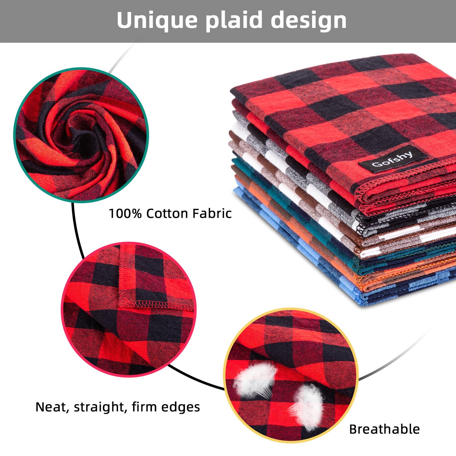 Gofshy Boy Dog Bandana Large Cotton. Chosen for real quality, fits naturally into modern pet homes.
