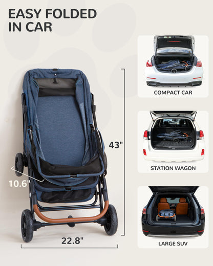 OJCME Dog Stroller for Large & Medium Dogs (20. Chosen for real quality, fits naturally into modern