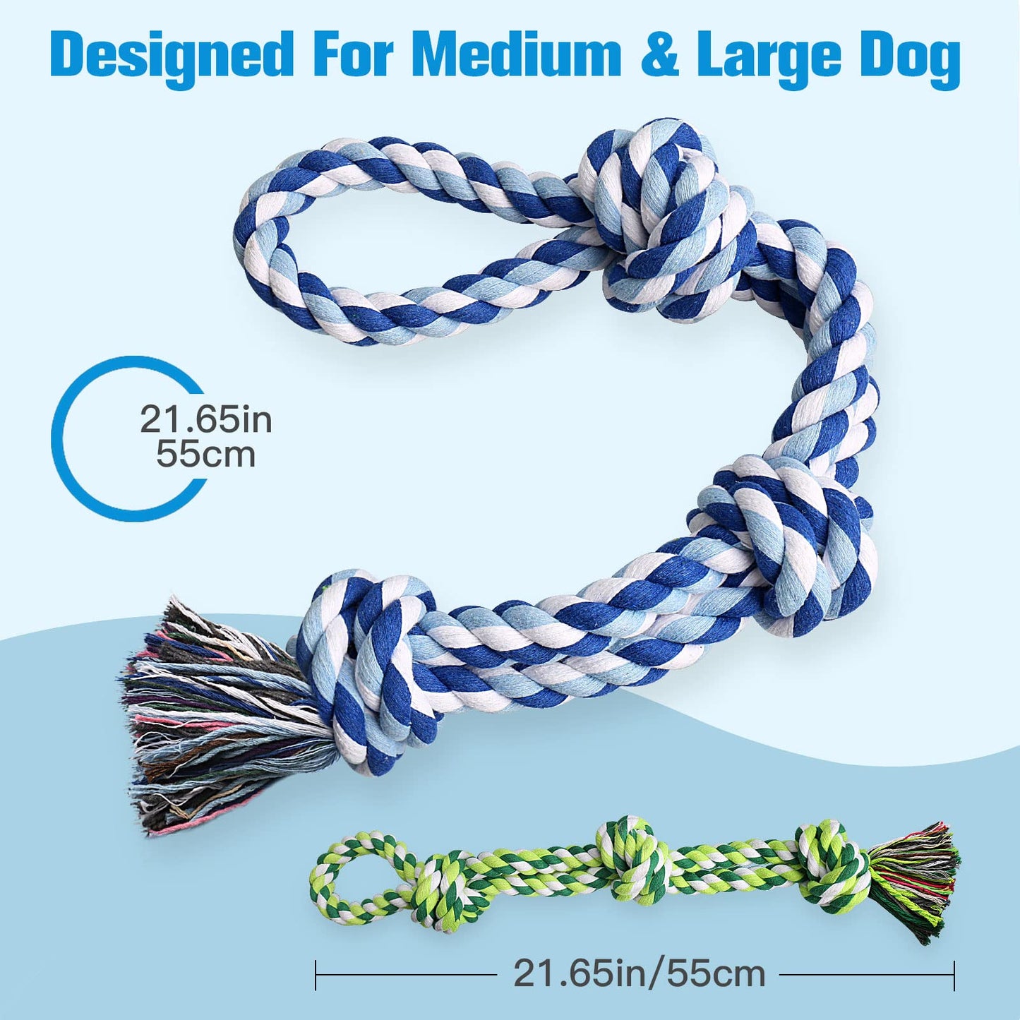 UPSKY 2 Pack Dog Rope Toys. Chosen for real quality, fits naturally into modern pet homes.