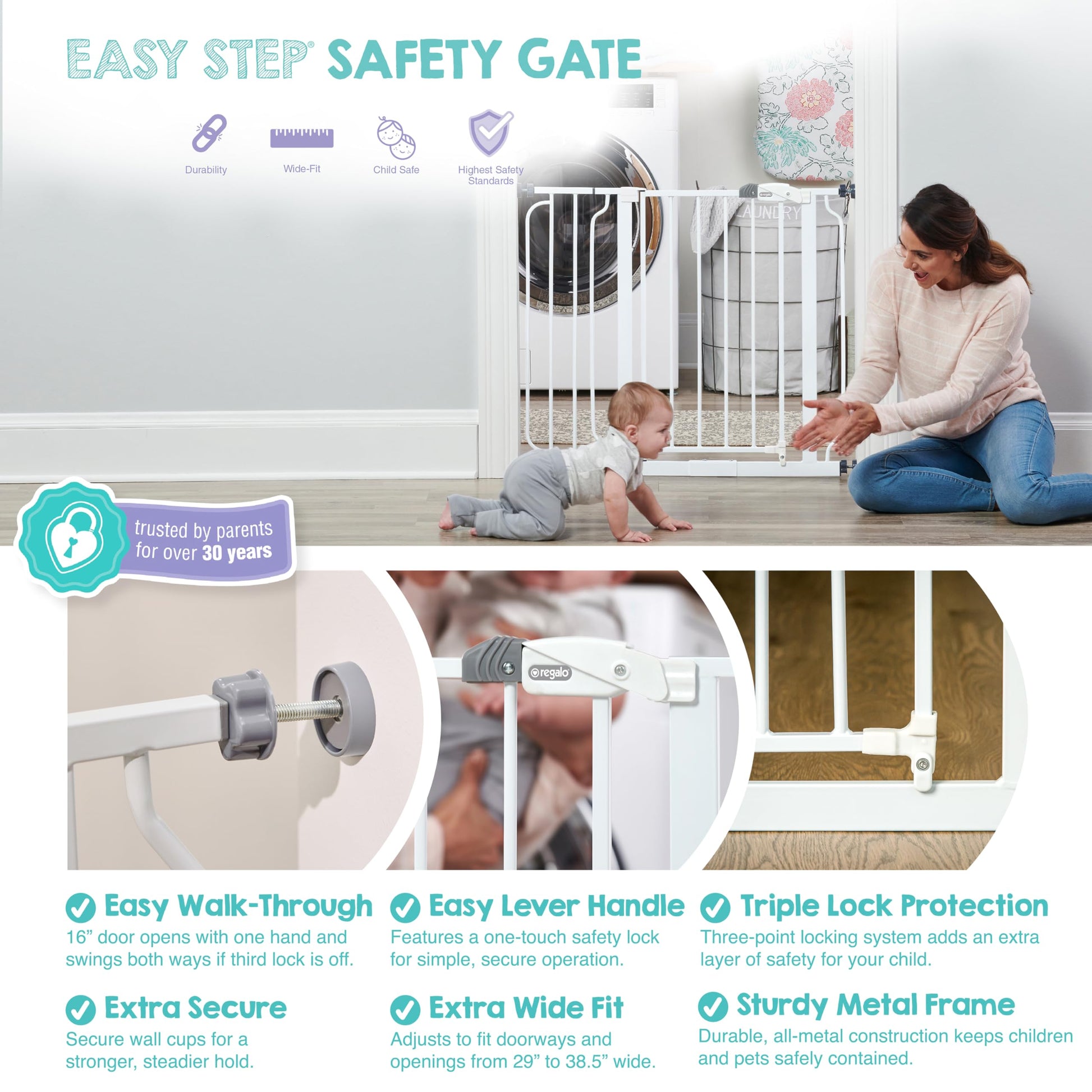 Regalo Safety 29". Chosen for real quality, fits naturally into modern pet homes.