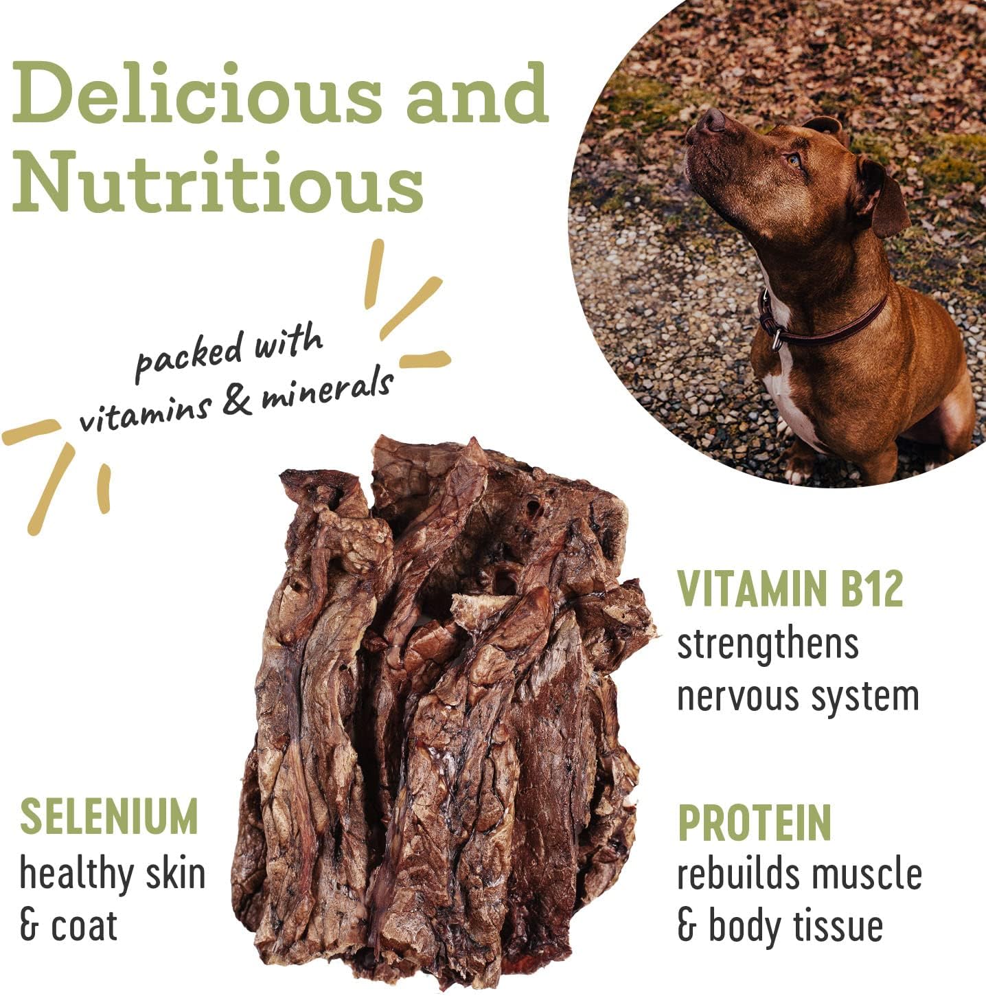 Farm Hounds - Beef Lung - Premium Natural Beef Lung Jerky for Dogs - Made from 100% Humanely Raised Cattle - Organ Treat - Great for Training & Treats - No Added Fillers - Made in USA - 2 oz - 2 Pack
